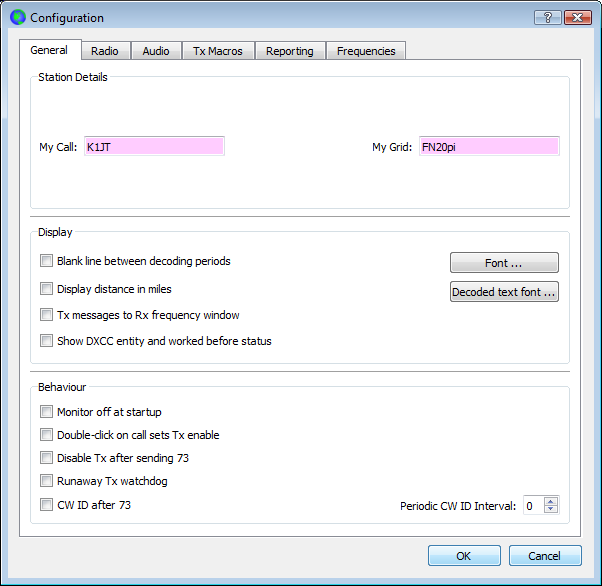 ham radio deluxe change radio settings