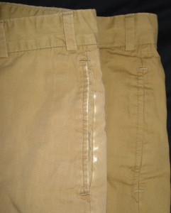 Left Front Pocket Wear