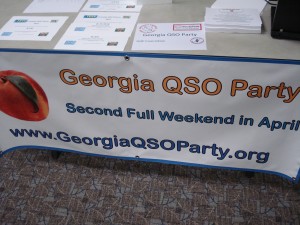 Georgia QSO Party Table @ Techfest 2013